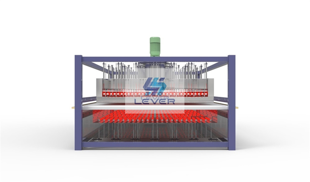 Four de trempe du verre LOW-E avec système de convection forcée en haut du four