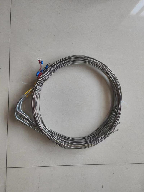 Thermomètre à thermocouple de type WRNK-131K pour four de trempe du verre avec contrôle du chauffage